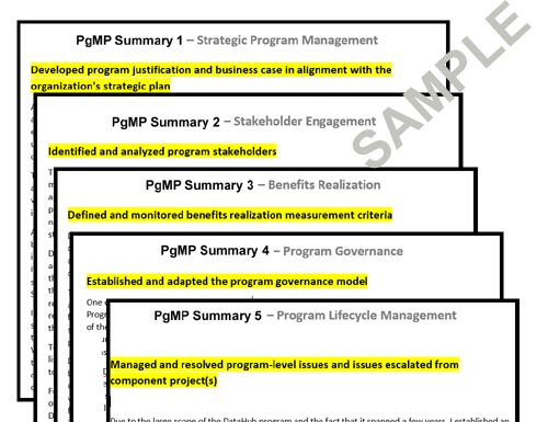 pgmp summaries