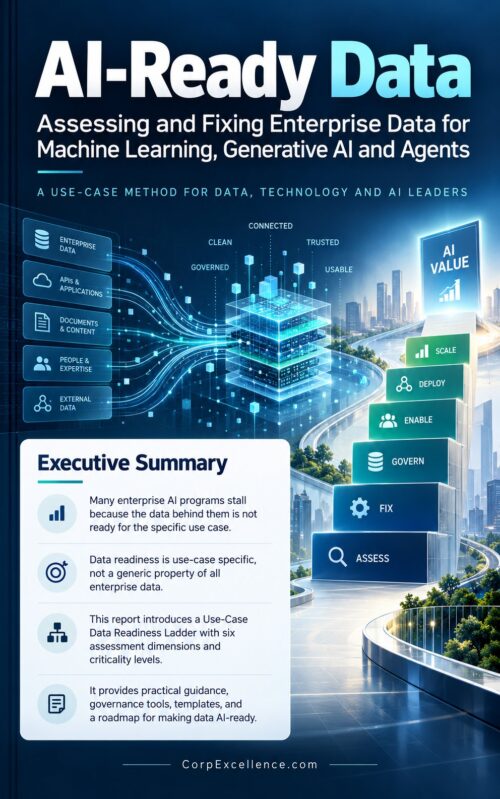 AI-Ready Data report cover: Assessing and Fixing Enterprise Data for Machine Learning, Generative AI and Agents